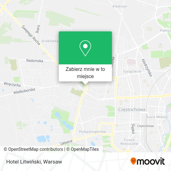 Mapa Hotel Litwiński