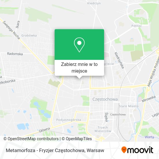 Mapa Metamorfoza - Fryzjer Częstochowa