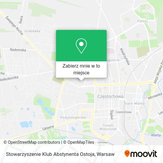 Mapa Stowarzyszenie Klub Abstynenta Ostoja