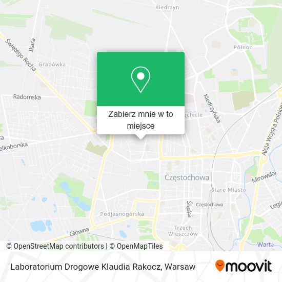 Mapa Laboratorium Drogowe Klaudia Rakocz