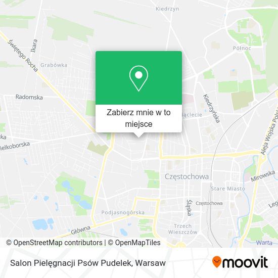 Mapa Salon Pielęgnacji Psów Pudelek