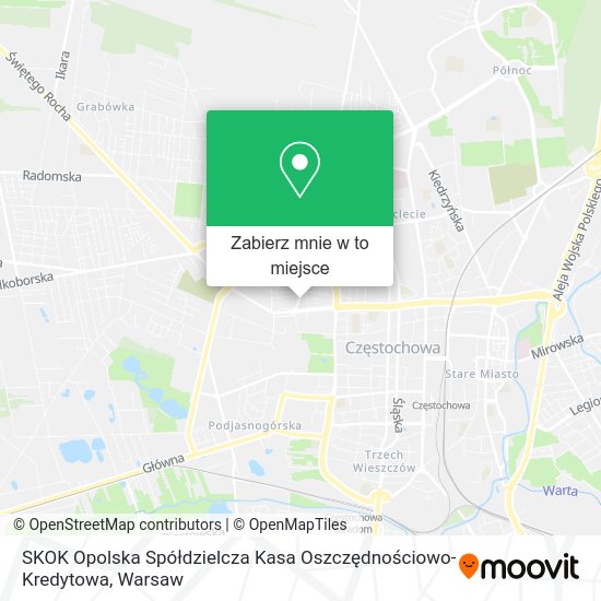 Mapa SKOK Opolska Spółdzielcza Kasa Oszczędnościowo-Kredytowa