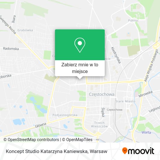 Mapa Koncept Studio Katarzyna Kaniewska