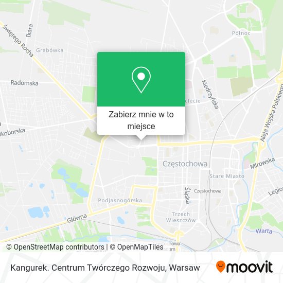 Mapa Kangurek. Centrum Twórczego Rozwoju