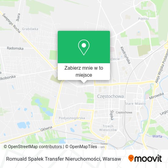 Mapa Romuald Spałek Transfer Nieruchomości