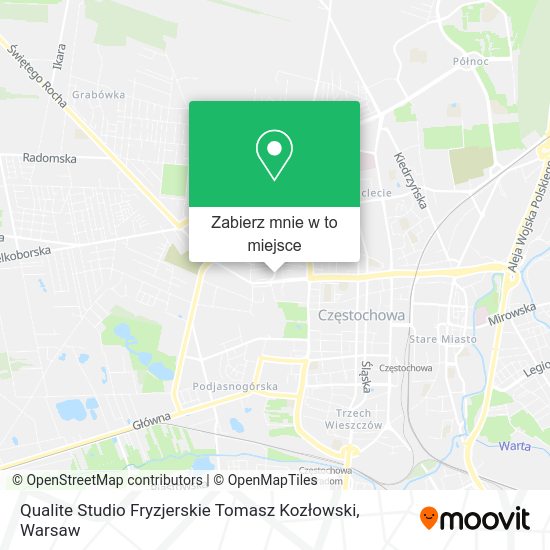 Mapa Qualite Studio Fryzjerskie Tomasz Kozłowski