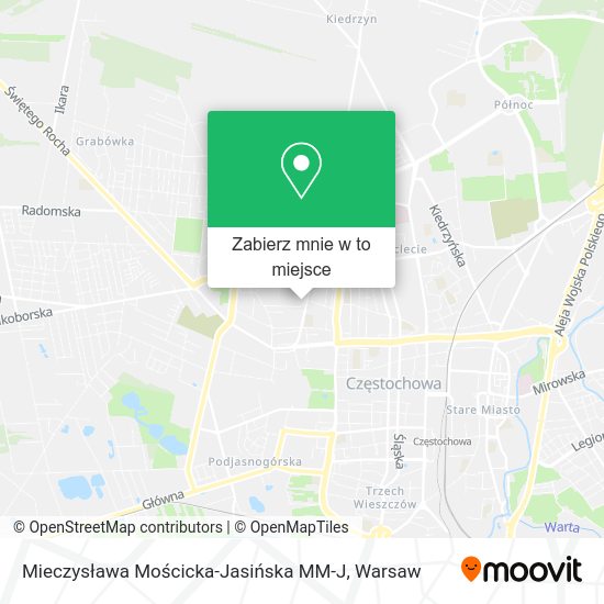 Mapa Mieczysława Mościcka-Jasińska MM-J