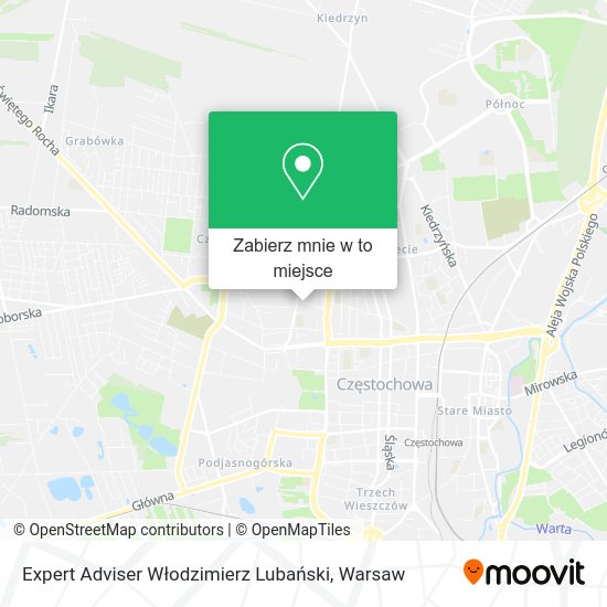 Mapa Expert Adviser Włodzimierz Lubański