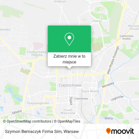 Mapa Szymon Bernaczyk Firma Sim