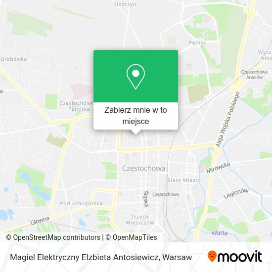 Mapa Magiel Elektryczny Elzbieta Antosiewicz