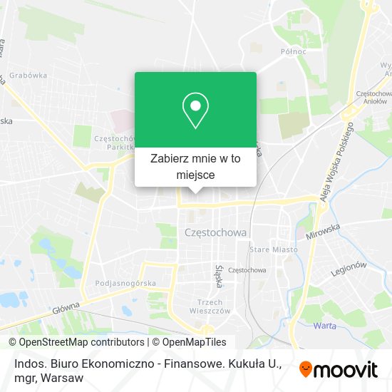 Mapa Indos. Biuro Ekonomiczno - Finansowe. Kukuła U., mgr