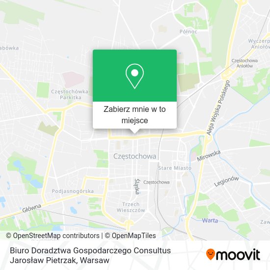 Mapa Biuro Doradztwa Gospodarczego Consultus Jarosław Pietrzak