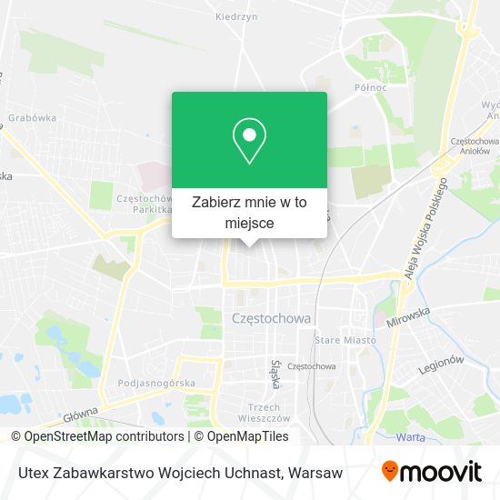 Mapa Utex Zabawkarstwo Wojciech Uchnast