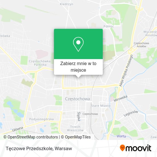 Mapa Tęczowe Przedszkole