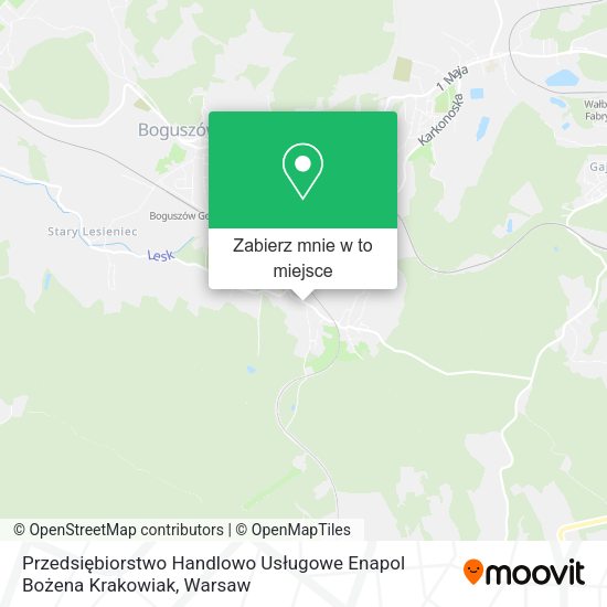 Mapa Przedsiębiorstwo Handlowo Usługowe Enapol Bożena Krakowiak