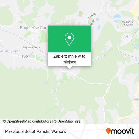 Mapa P w Zosia Józef Pański