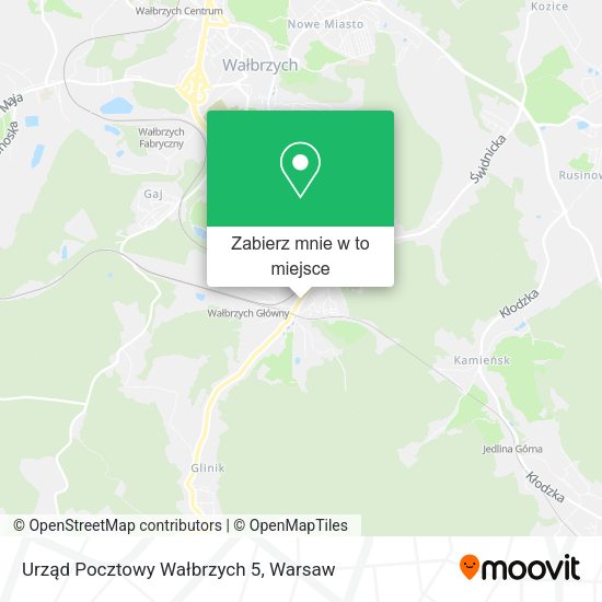 Mapa Urząd Pocztowy Wałbrzych 5