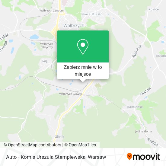 Mapa Auto - Komis Urszula Stemplewska