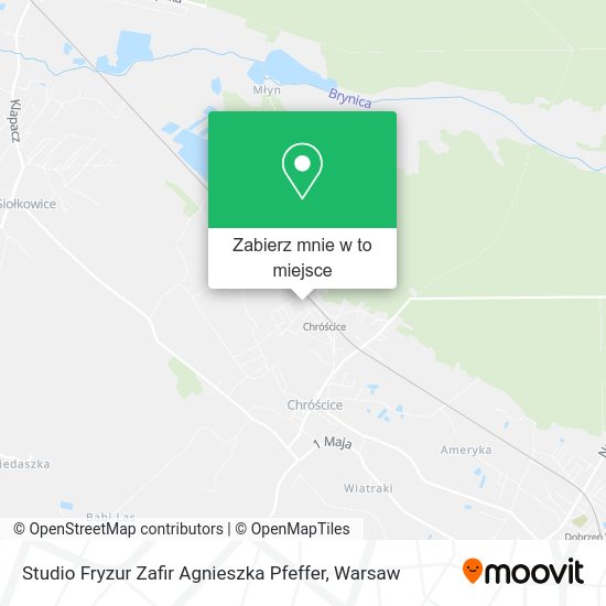 Mapa Studio Fryzur Zafir Agnieszka Pfeffer