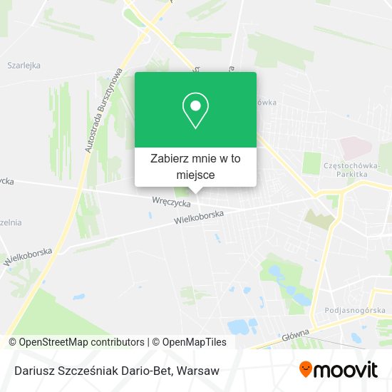 Mapa Dariusz Szcześniak Dario-Bet