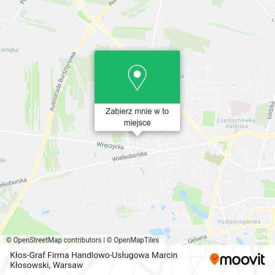 Mapa Kłos-Graf Firma Handlowo-Usługowa Marcin Kłosowski