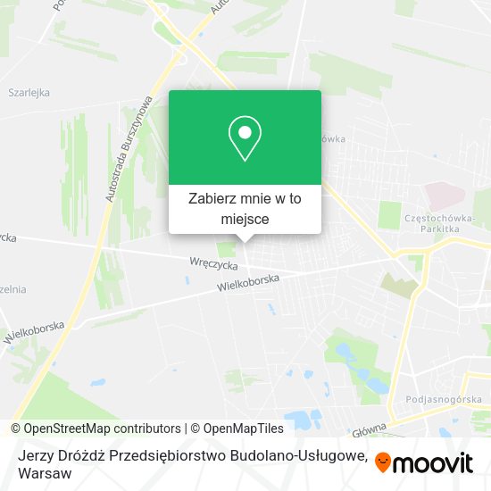 Mapa Jerzy Dróżdż Przedsiębiorstwo Budolano-Usługowe