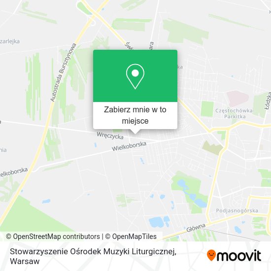 Mapa Stowarzyszenie Ośrodek Muzyki Liturgicznej