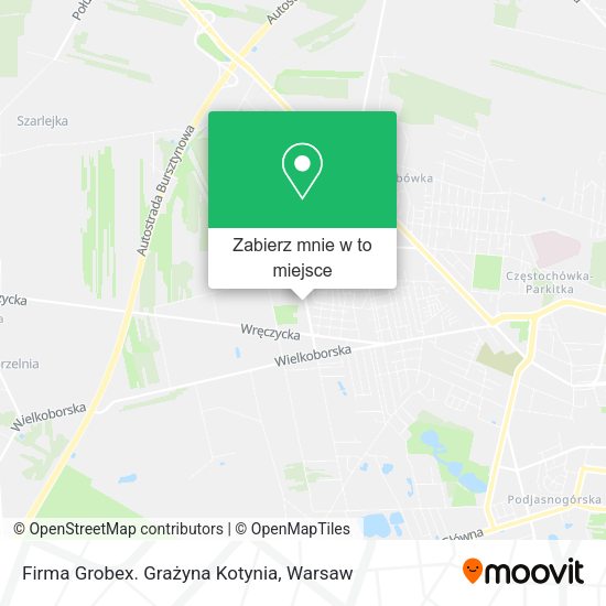 Mapa Firma Grobex. Grażyna Kotynia