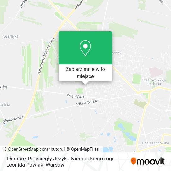 Mapa Tłumacz Przysięgły Języka Niemieckiego mgr Leonida Pawlak