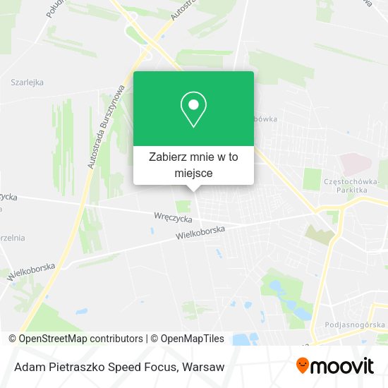 Mapa Adam Pietraszko Speed Focus