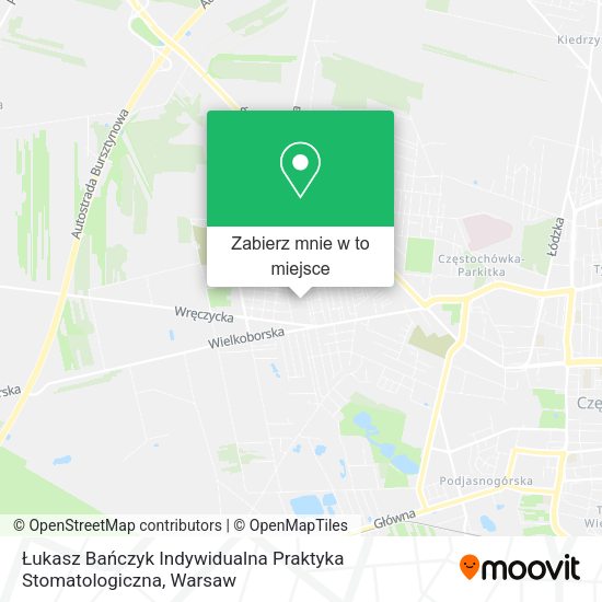 Mapa Łukasz Bańczyk Indywidualna Praktyka Stomatologiczna