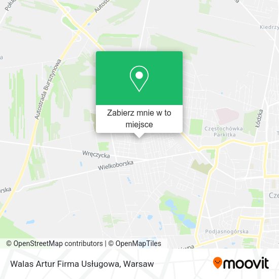 Mapa Walas Artur Firma Usługowa