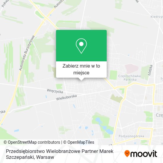 Mapa Przedsiębiorstwo Wielobranżowe Partner Marek Szczepański