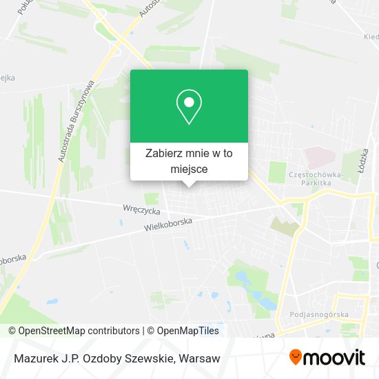 Mapa Mazurek J.P. Ozdoby Szewskie