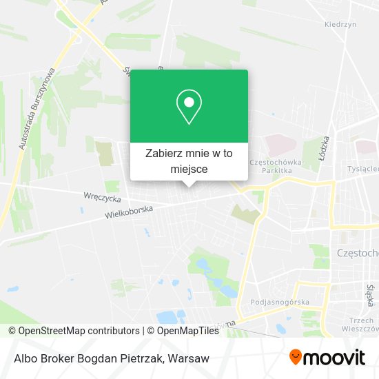 Mapa Albo Broker Bogdan Pietrzak