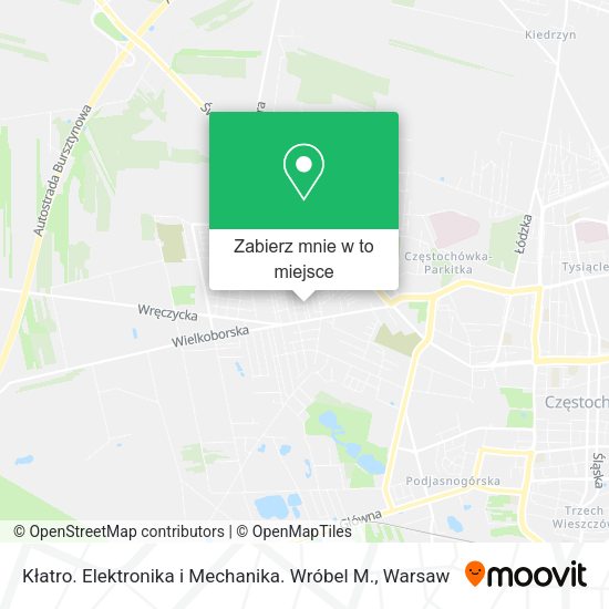 Mapa Kłatro. Elektronika i Mechanika. Wróbel M.