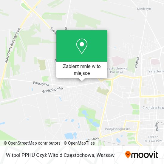 Mapa Witpol PPHU Czyż Witold Częstochowa