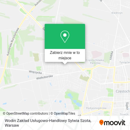 Mapa Wodin Zakład Usługowo-Handlowy Sylwia Szota