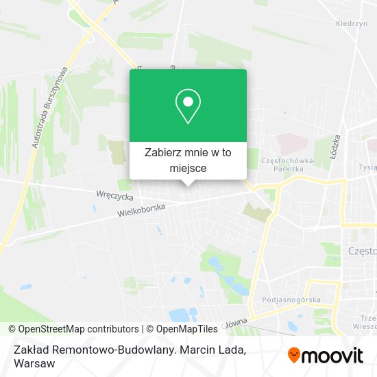 Mapa Zakład Remontowo-Budowlany. Marcin Lada