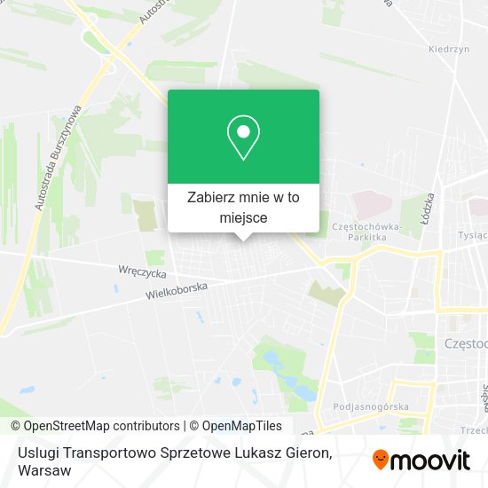 Mapa Uslugi Transportowo Sprzetowe Lukasz Gieron