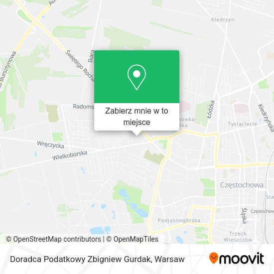 Mapa Doradca Podatkowy Zbigniew Gurdak