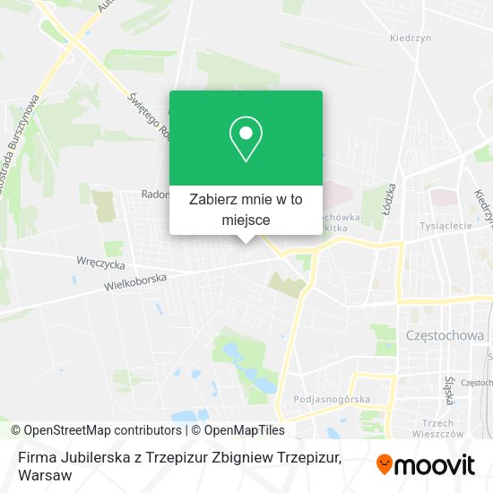 Mapa Firma Jubilerska z Trzepizur Zbigniew Trzepizur