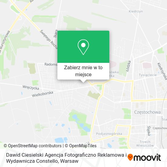 Mapa Dawid Ciesielski Agencja Fotograficzno Reklamowa i Wydawnicza Constello