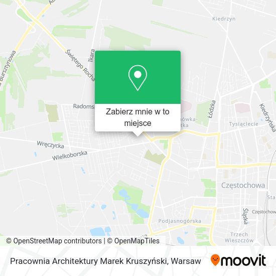 Mapa Pracownia Architektury Marek Kruszyński