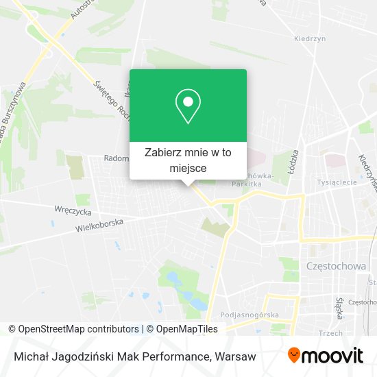 Mapa Michał Jagodziński Mak Performance