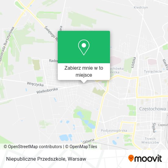 Mapa Niepubliczne Przedszkole