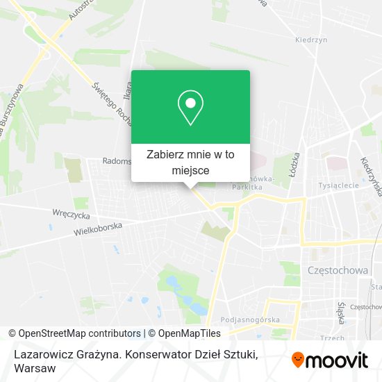 Mapa Lazarowicz Grażyna. Konserwator Dzieł Sztuki