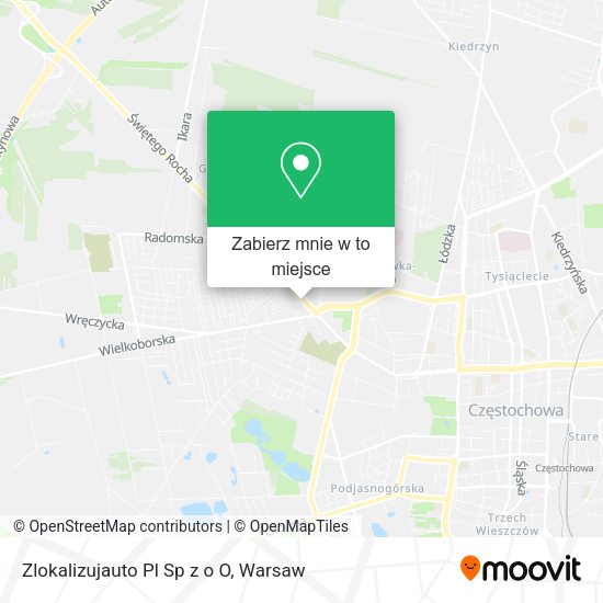 Mapa Zlokalizujauto Pl Sp z o O