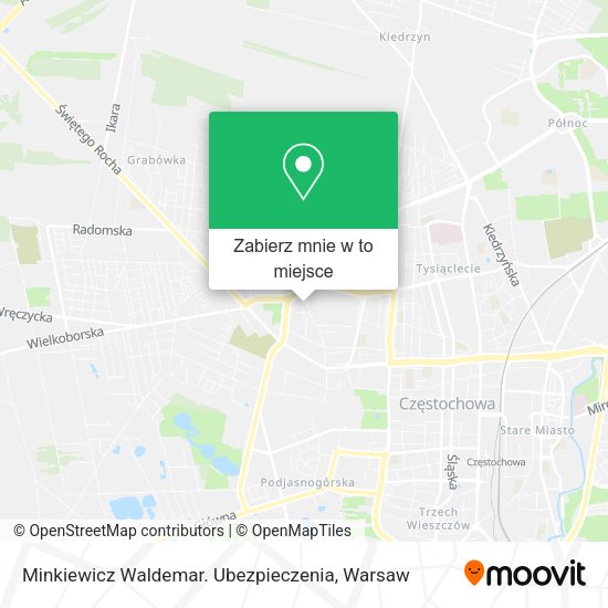 Mapa Minkiewicz Waldemar. Ubezpieczenia