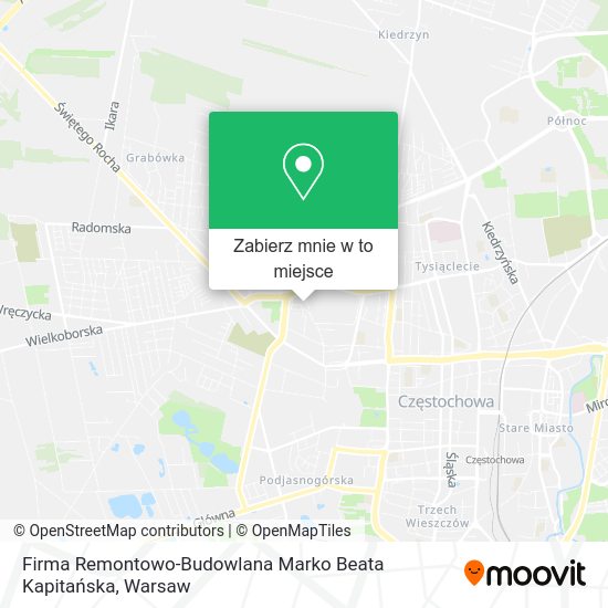 Mapa Firma Remontowo-Budowlana Marko Beata Kapitańska